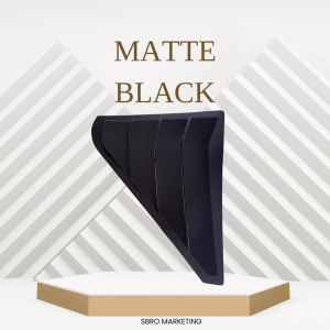 Proton Saga LMST /Iswara /Saga 2 Shark Sporty Louver Triangle Mustang Window Cover Black Protector Cover Triangle Cover