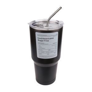 Gelas Tumbler Vakum Tahan Panas Stainless 304 Anti tumpah Cangkir Termos Kopi dengan sedotan Mug Cangkir Kopi 900Ml Berisolasi Panas dan Dingin selama 24 Jam Tanpa Meninggalkan Tetesan Air Di Permukaan Luar Cangkir