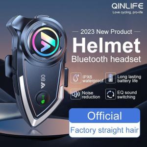 Intercom Y80 Headset Bluetooth Y80 Helm Bluetooth 5.3 Headset Helmet Motorcycle Waterproof