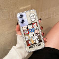 Phone Case OPPO A79 5G New 2023 Cute Cartoon Snoopy Pattern Transparent Soft Silicone Casing OPPO A79 5G Phone Cover. 