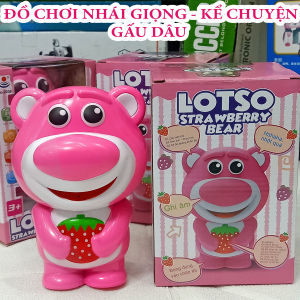 Đồ Chơi Gấu Dâu Lotso Cảm Ứng Kể Chuyện Hát Nhạc Thiếu Nhi Ghi Âm Nhại Giọng Nói Chạm Cực Nhạy