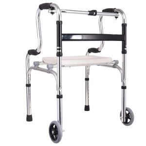 Elderly walking aluminum alloy four-legged crutches walking aids for the disabled elderly walking Walker Four-legged Elderly Walking Aid Walking Aid Walking Aid Lower Limb Training Porta