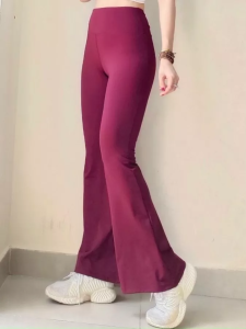 Quần ống loe chất thun lạnh co giãn 4 chiều tập gym yoga erobic ( ống loe 29cm) zymba