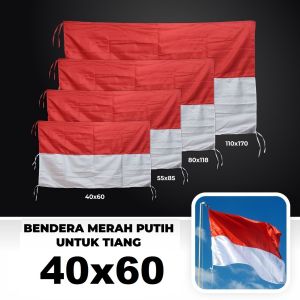 BENDERA MERAH PUTIH - Bendera Tempel | Bendera Renteng | Umbul-umbul