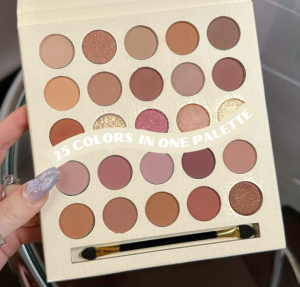 Muge Leen Korean Eyeshadow Palette Glitter And Matte Waterproof 25 Colors