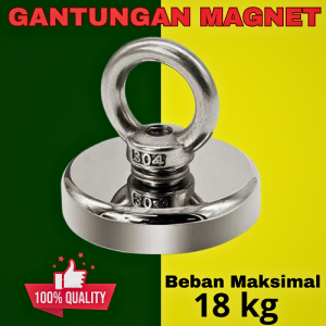 BERGARANSI BERGARANSI LIXIU Gantungan Magnet Hook Strong Neodymium 25mm D25 Magnet Kulkas Kunci Rumah Mobil Motor