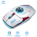 AULA H530 Rechargeable Bluetooth Wireless Gaming Mouse 4800 DPI RGB Lighting Effect Decompression Type-c Gyro Rotation, PC Desktop computer Laptop Office games. 