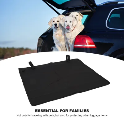 Decdeal Car Bumper Guard Mat Car Trunk Bumper Pad Dirt Resistance Scratch Proof Protective Collision Protection for Travel