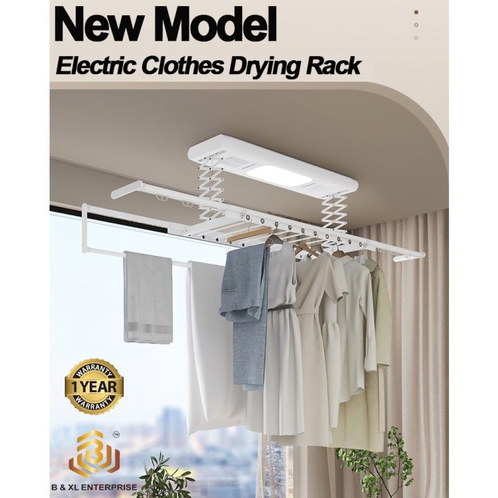 B & XL New Model Electric Clothes Drying Rack With Remote Control For ...