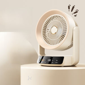 Desktop Circulating Fan 100 Speed Settings Timer Quiet Table Fan Strong Airflow Portable Cooling Fan for Home Office 12 Hour Timer 100 Level Speed Adjustable Desk Fan