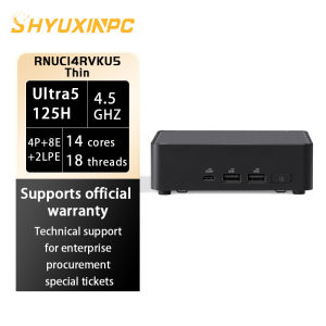 Asus NUC 14 Pro MiniPC barebones Thin RNUC14RVKU5/RNUC14RVKU7 Mini PC host Paired with Intel Core processors