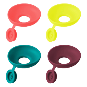 Gói của 4 đầy màu sắc Silicone Leak-proof que kem Dụng cụ treo nhỏ giọt bằng chứng kem chủ sở hữu cho trẻ em trẻ em