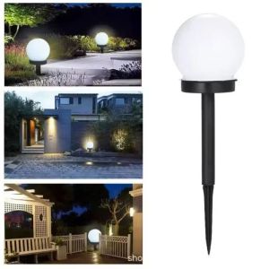 FOUNDTWO 3pcs Energy Efficient Solar Powered LED Lamp Solid Sealed Structure Waterproof Design Outdoor Garden Light Energy-Saving Illumination Soft Warm Light Warm Light Lamp Outdoor Use