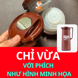 [HỎA TỐC] Nút ấn phích 1 lít Rạng Đông 1040 ST3E nút nhựa nắp gioăng phụ kiện thay thế bình thủy bình giữ nhiệt 1040ST3E
