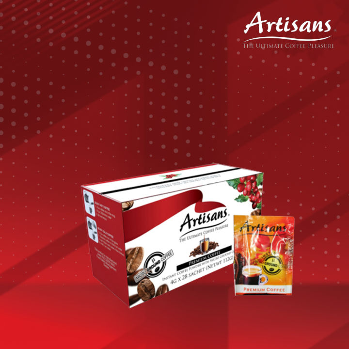 Artisans Premium Microground Coffee (4g x 28sachet)