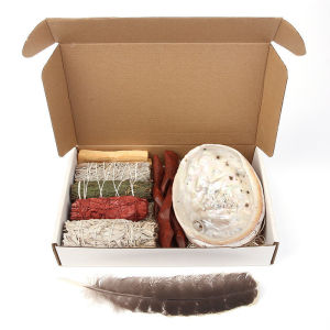 白鼠尾草 秘鲁圣木 9Pcs/Set California White Sage Palo Santa Smudge Sticks Healing Purifying Meditation Home Fragrance 鼠尾草套装 冥想 祈福 净化空间 水晶 驱除负能量