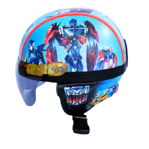 Helm Anak 1-3 th Chips Sincan Karakter Transformers Retro