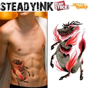 [𝚂𝚝𝚎𝚊𝚍𝚢𝙸𝙽𝙺] Temporary Tattoo Sticker Tatu Pelekat | Chi Lin | Body Art Makeup Cosplay Carnival Event Festival Party Fashion |