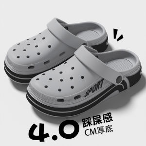 Free Shipping New Style MenS And WomenS Clogs Suitable For Indoor And Outdoor Wear In Summer With Thick EVA Soles