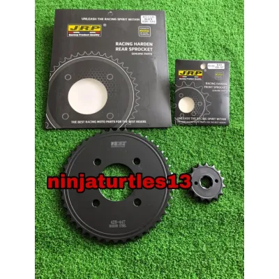 JRP 🇹🇭 sprocket 428 full * MATT BLACK * RS RSX RS150 RSX150 WINNER WINNER150