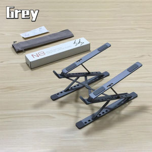 Laptop Stand N8 Double-layer notebook stand Laptop Stand Aluminium Laptop Holder Notebook Tablet Stand Foldable Portable Desktop Stand Computer Cooling Rack Height Adjustable