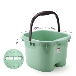 Xô chậu có con lăn massage 38x33x23cm