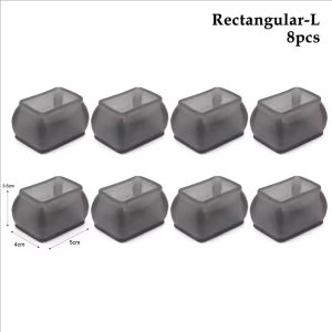 YESPERY 8PCS Furniture Anti-slip Pads Rubber Table Chair Leg Protect Covers Upgrade Felt Floor Anti Scratch Quiet Protectors Furniture Accessories