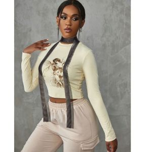 MIRELINA Thẩm mỹ Khăn quàng cổ  sa Punk Hợp  nhôm Khăn quàng cổ thanh mảnh ngầu Thời trang Dài  Vòng Cổ Choker  dây chuyền Tiệc tùng