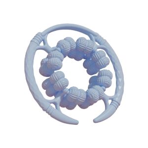 GBDSVD 32 Wheels Annular Leg Clamp Massager Handheld 360-degree Rotation Muscle Massager Roller Portable Multifunctional Cellulite Massager Body Massager Relax