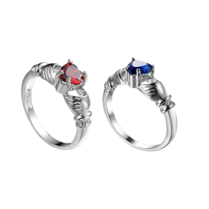 Comfortable Copper Rings Daily Wear Rings Heart Statement Rings Stylish Suitable for Parties and Gatherings