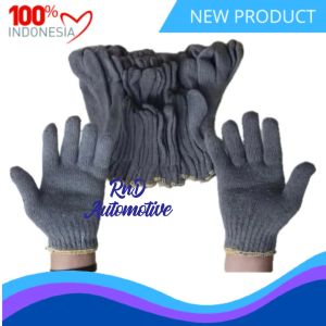Sarung tangan rajut 5 benang Pangestu TC T-550 abu sepasang