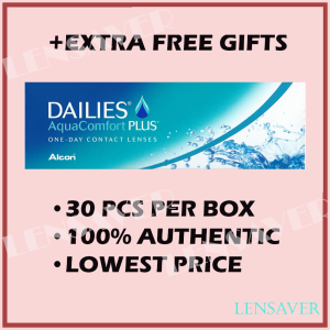 [PRE-ORDER] DAILIES AQUA COMFORT PLUS Alcon Hydrogel/爱尔康 视康 多水润水凝胶日抛 30片装赠送5片 (ETA: 2023-12-31)