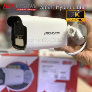 Camera IP 2MP  4MP thân trụ có míc  có màu HIKVISION DS-2CD1T21G2-LIU  DS-2CD1T41G2-LIU - Hàng chính hãng