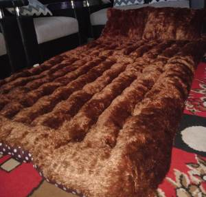 Kasur Bulu Tebal Halus Lembut Tebal Gender 170x130/180x140/150x100/ Lantai Empuk Santai Depan Tv/