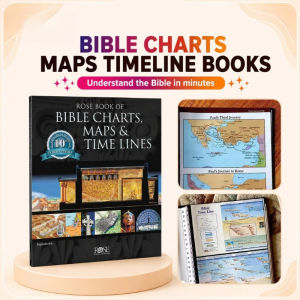 Bible Charts Maps Timelines Location Guide Visual Guide Book History Study Tool Gifts
