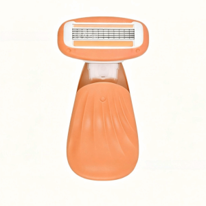 NEMOPH 5-Blades Shaving Razor Plastic with Case Manual Razor Portable Female Body Hair Removal Epilator Underarm Hair Removal