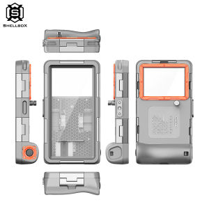ShellBox Diving Case 2nd Gen for iPhone/Samsung Galaxy Series Universal Phones[4.9-6.9 Inch]Snorkeling[15m/50ft] Full Body Protector