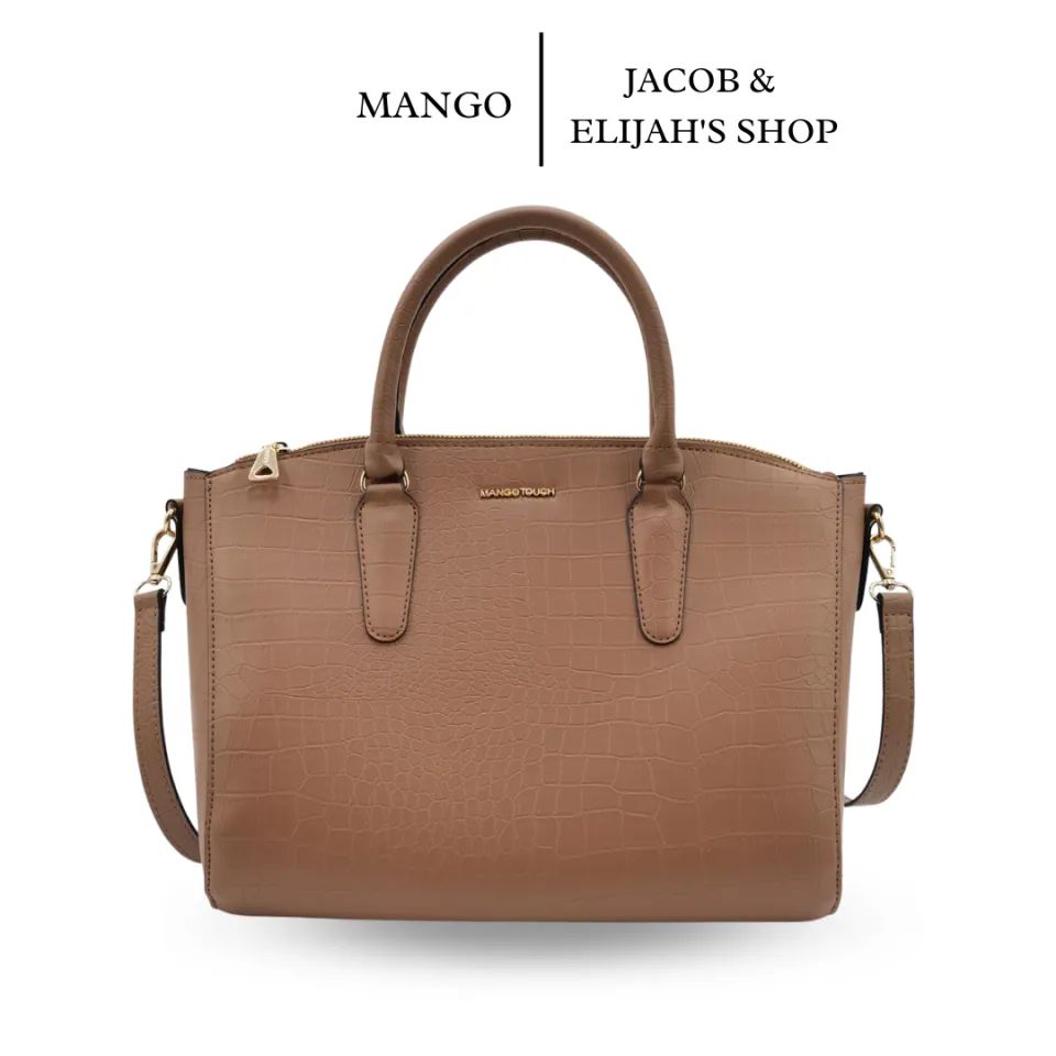 NWT Mango Long Strap Bag MNG TAN | eBay
