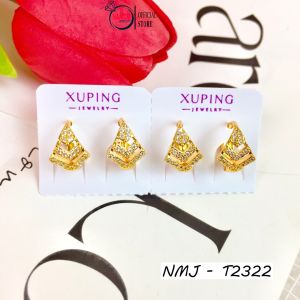 Khuyên Tai Nữ T2322 Mạ Vàng Đính Đá Thiết Kế Hình Cây Thông Lạ Mắt Siêu Xinh