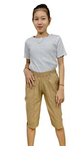 Oralia - Celana Big Size Pendek 7/8 LFRP Ukuran 8L6L5L4L2LXLS Fit To L Warna Capucino Cream Hitam Moca