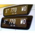 Cover Plat Nomer Mobil Acrylic Jazz RS Custom ( Sepasang ). 