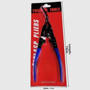 MODERNLUX Anti-Slip Grip Trim Removal Tool Steel Handheld Auto Clip Pliers Professional Panel Pry Bar Clip Removal Pliers for Car Interior