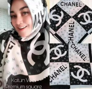 Hijab Deenay Kw Arwa Love Hitam / Krudung / Jilbab / Denay Kawe / Family Hijab