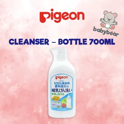 Pigeon Liquid Baby Cleanser for Bottles/Fruits/Vegetables (800ml Bottle & 700ml Refill)