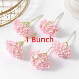 EVERIN Giả mạo Hoa giả bằng lụa Thực tế Hoa Gypsophila Bó hoa cưới Có màu Mini Hoa Babys Breath nhân tạo Sổ lưu niệm