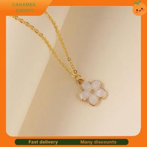 ❣️❣️❣️ New Flower Pendant Necklace For Women Romantic Cherry Blossom Choker Girls Party Wedding Neck Jewelry Gift