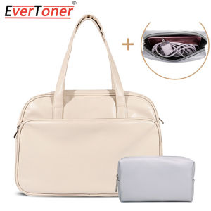 EverToner Soft PU Leather Women Laptop Bag Portable Laptop Carrying Case Briefcase Fashion Lady Travel Handbag