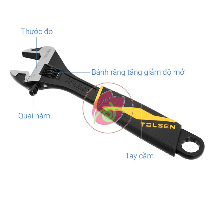 MỎ LẾT CÁN NHỰA ĐEN (Công nghiệp) TOLSEN 300MM - 12" 15311 | Lazada.vn