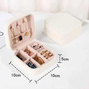 COD Portable Jewelry Travel Multifunction Necklace Earring Ring Women Gifts storage Box Organizer