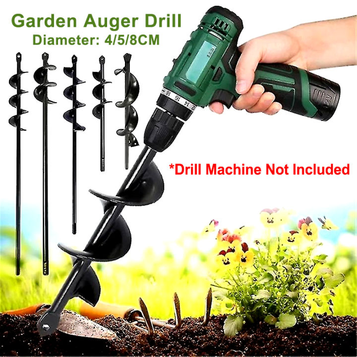 Auger Drill Bit used for Planting Drill Auger Yard Gardening Planting